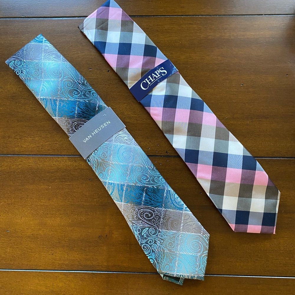 Men’s Ties. CHAPS and VAN HEUSEN
